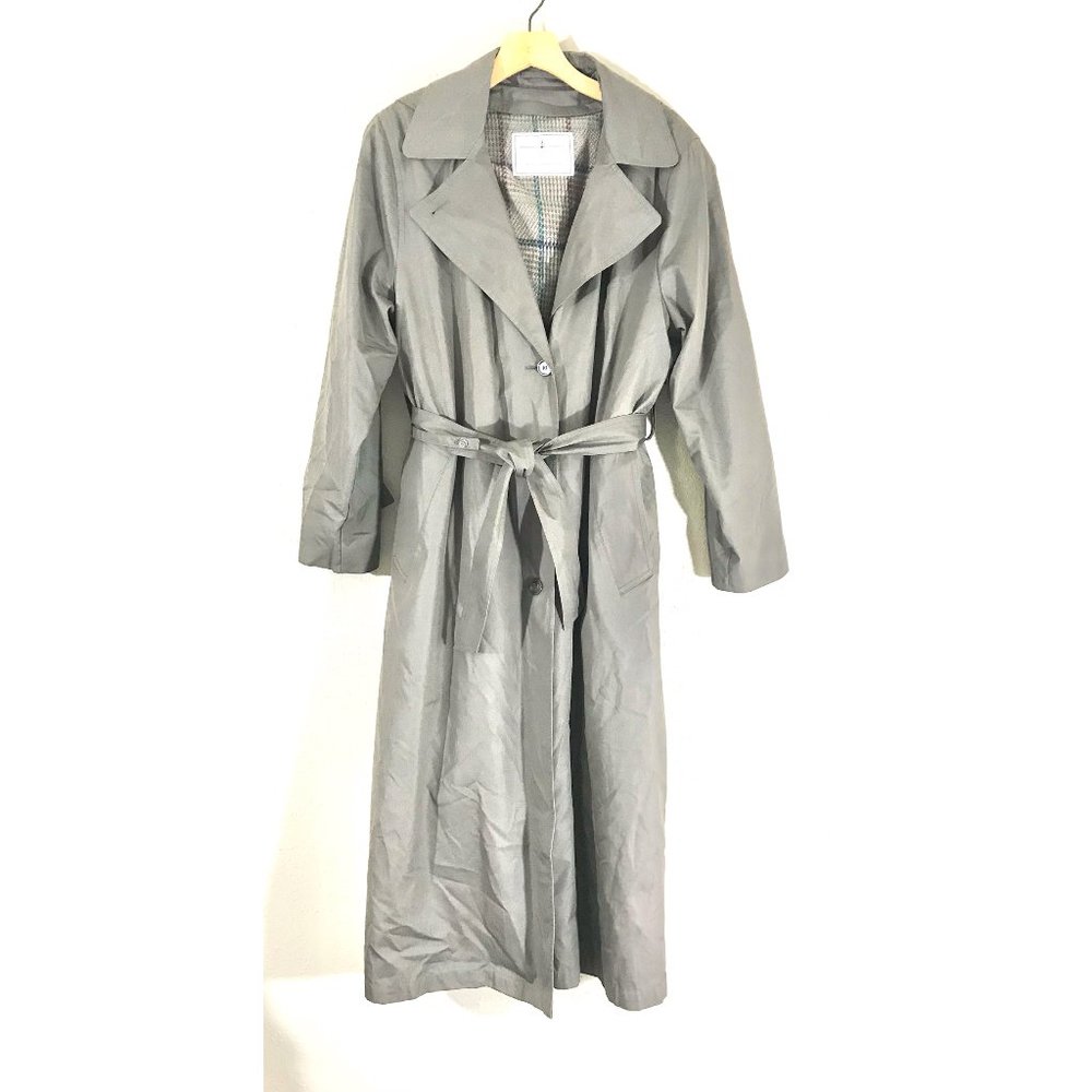 London Fog Belted Tan Trench Coat 12R
